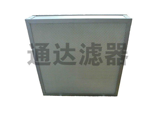 無隔板大風(fēng)量400*400*80高效空氣過濾器
