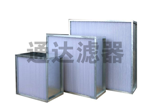 雙面護(hù)網(wǎng)H14高效空氣過濾器